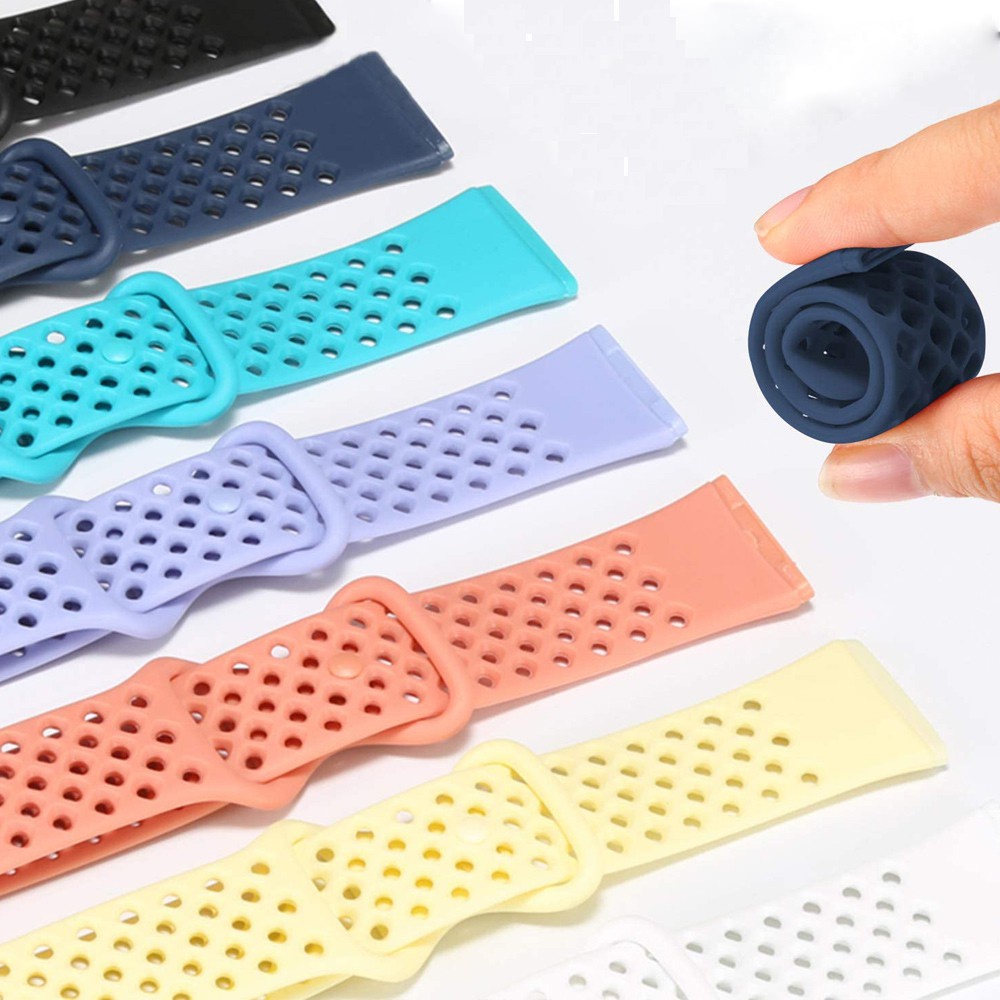 Dây đeo silicone chống nước cho đồng hồ thông minh Fitbit Versa 3 / Fitbit Sense