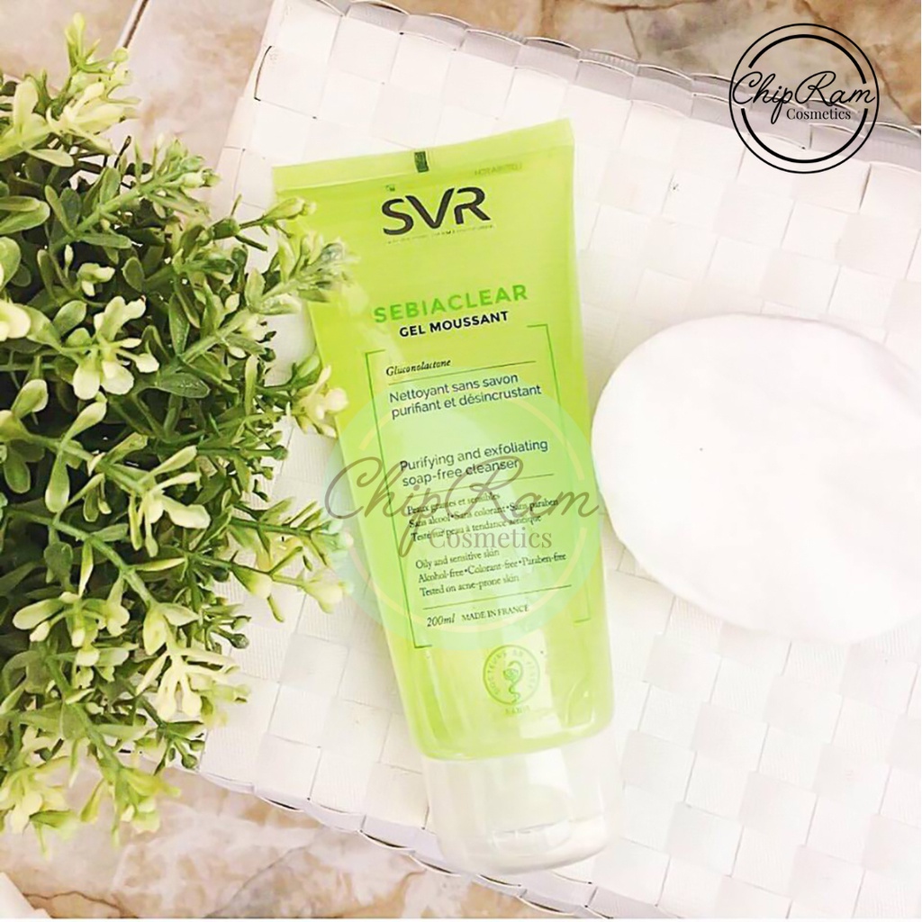 SỮA RỬA MẶT SVR CHO DA DẦU MỤN SEBIACLEAR GEL MOUSSANT