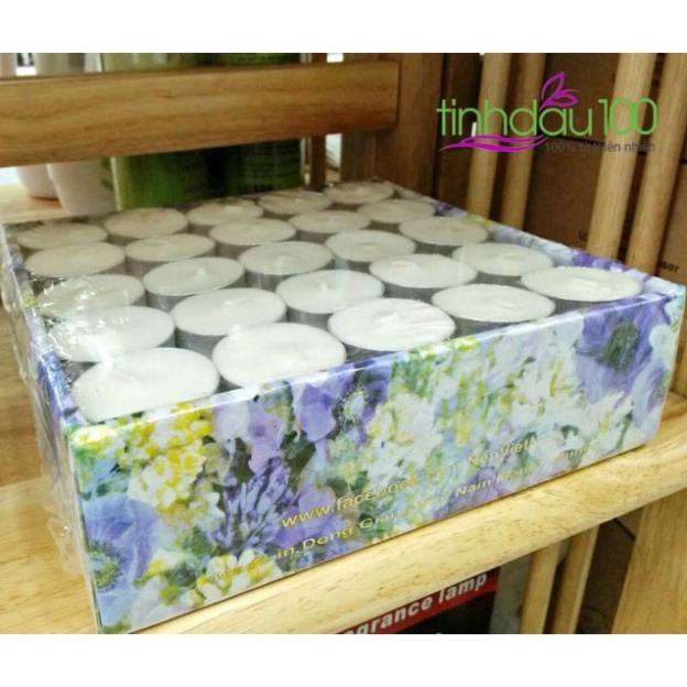 Nến thơm , nến tealight không mùi, không khói hàng loại vỉ 100 viên cháy đến 4h .