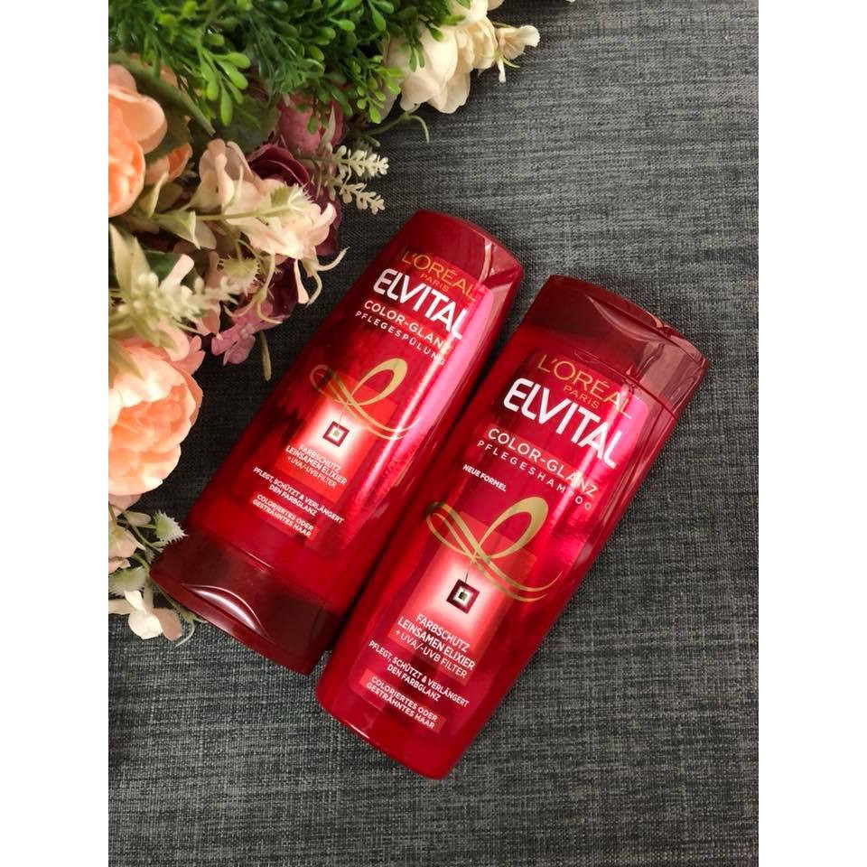 Dầu gội Loreal Elvital dành cho tóc nhuộm