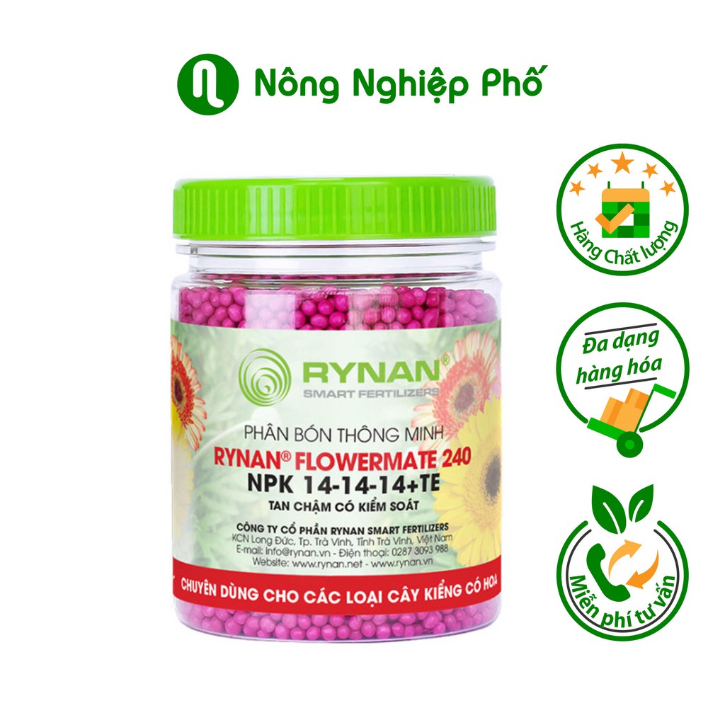 RYNAN FM 240 Phân bón thông minh tan chậm có kiểm soát 14-14-14