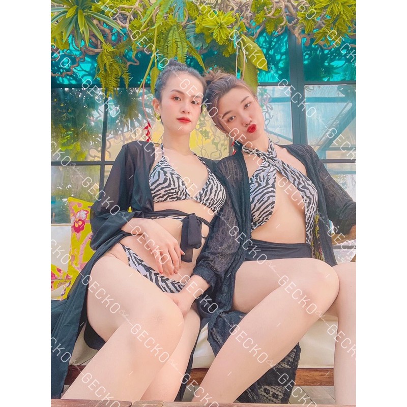 Bikini Đồ Bơi 2 Mảnh Tam Giác Sọc Ng.ựa GK0205 (Ảnh Thật) | BigBuy360 - bigbuy360.vn