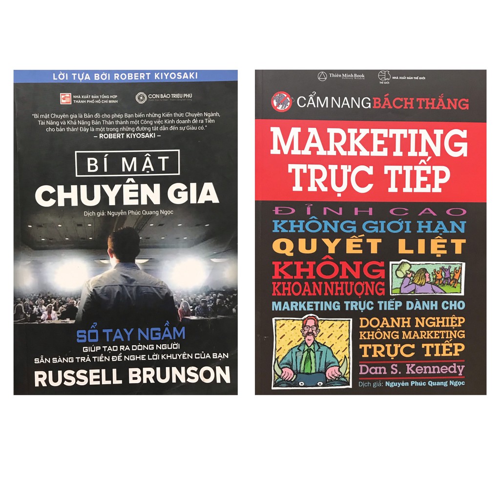 Sách - Combo Bí mật chuyên gia + Cẩm nang bách thắng Marketing trực tiếp