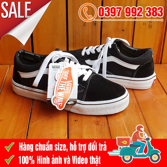 [MIỄN PHÍ SHIP] Giày Thể Thao Old Skool Đen Trắng Nam Nữ | BigBuy360 - bigbuy360.vn