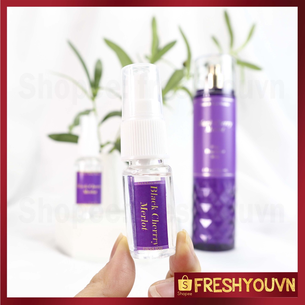 Black Cherry Merlot - Xịt thơm toàn thân body mist Bath & Body Works khác  - Trái cây | BigBuy360 - bigbuy360.vn