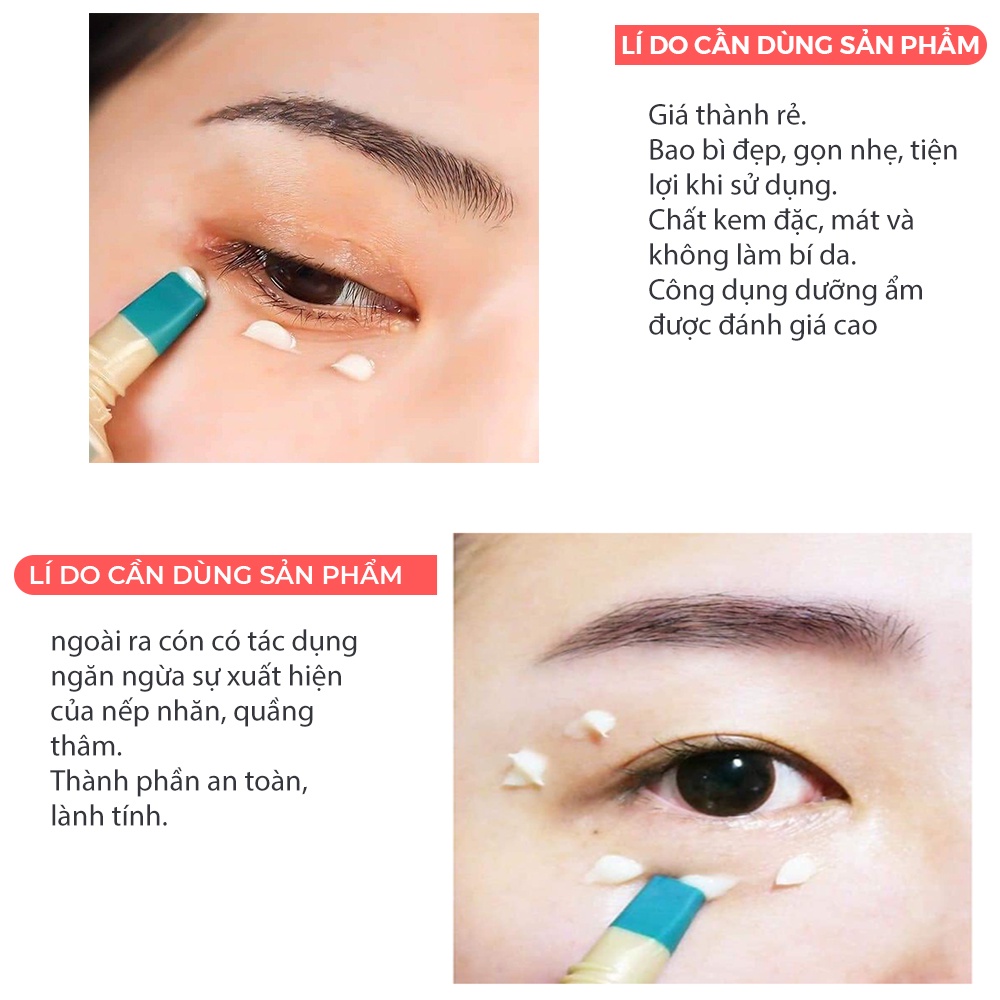 Kem mắt AHC Ageless Real Eye Cream For Face chống nhăn giảm thâm dưỡng da mắt LUVELA KDM01