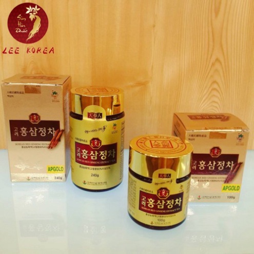 Cao hồng sâm Bio Apgold 100g cô đặc chính hãng Hàn Quốc tặng 2 gói dầu gội đen tóc thảo dược Hàn Quốc