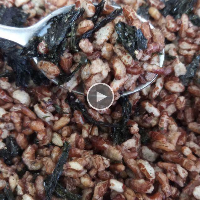 500gr Gạo lức sấy mix rong biển Hàn Quốc ăn liền siêu ngon