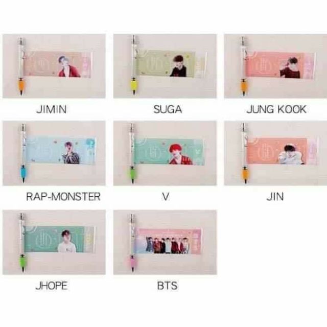 [VPP ARMY] VPP12 Bút kéo BTS - thành viên - BT21