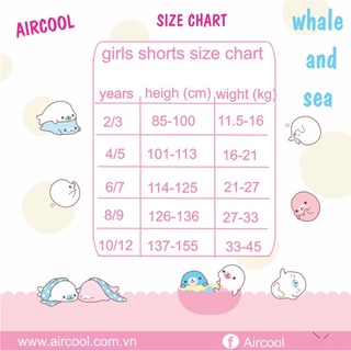 Quần chip bé gái aircool