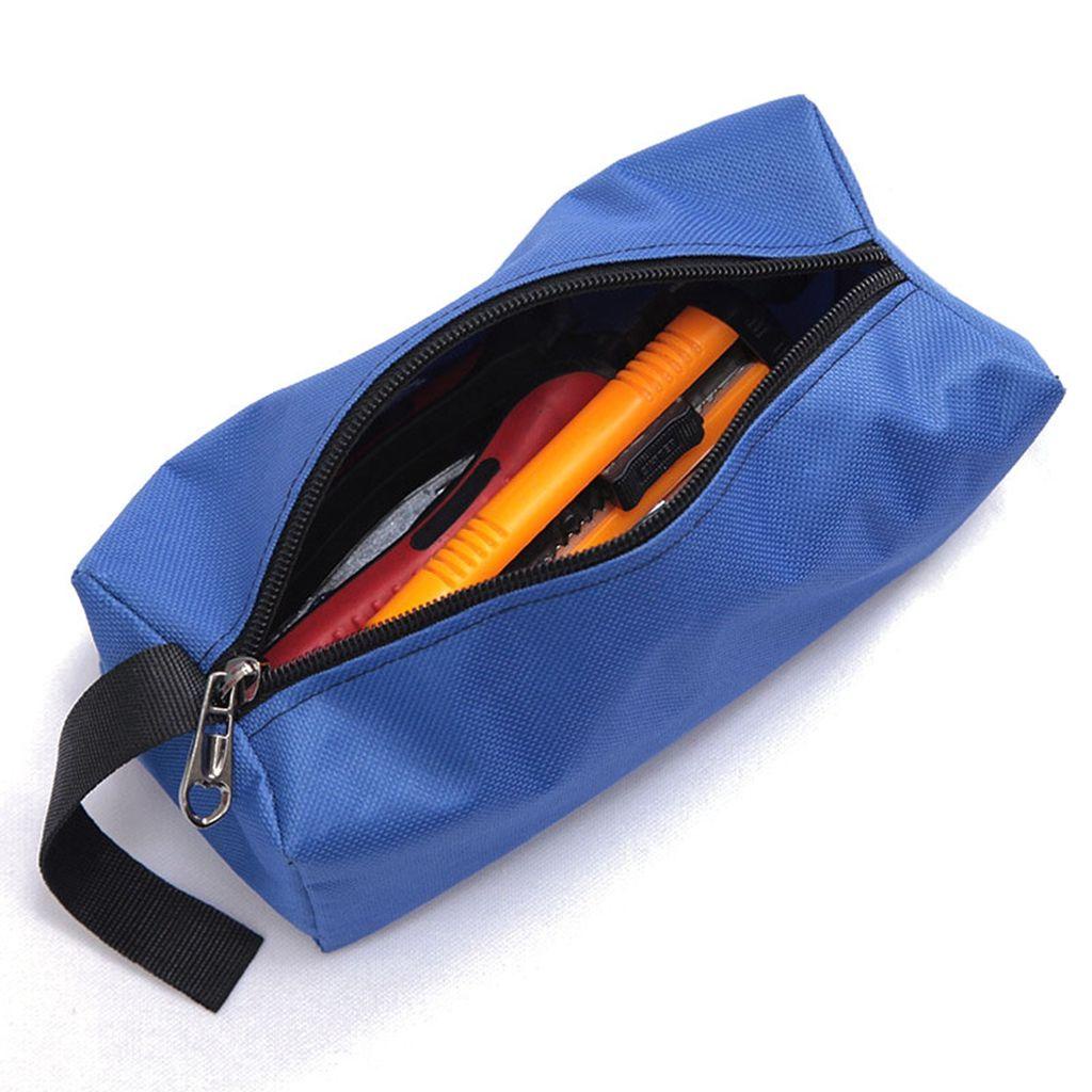 HARRIETT 1 Túi Đựng Dụng Cụ Đa Năng Bằng Vải Oxford Có Khóa Kéo Giá Đỡ