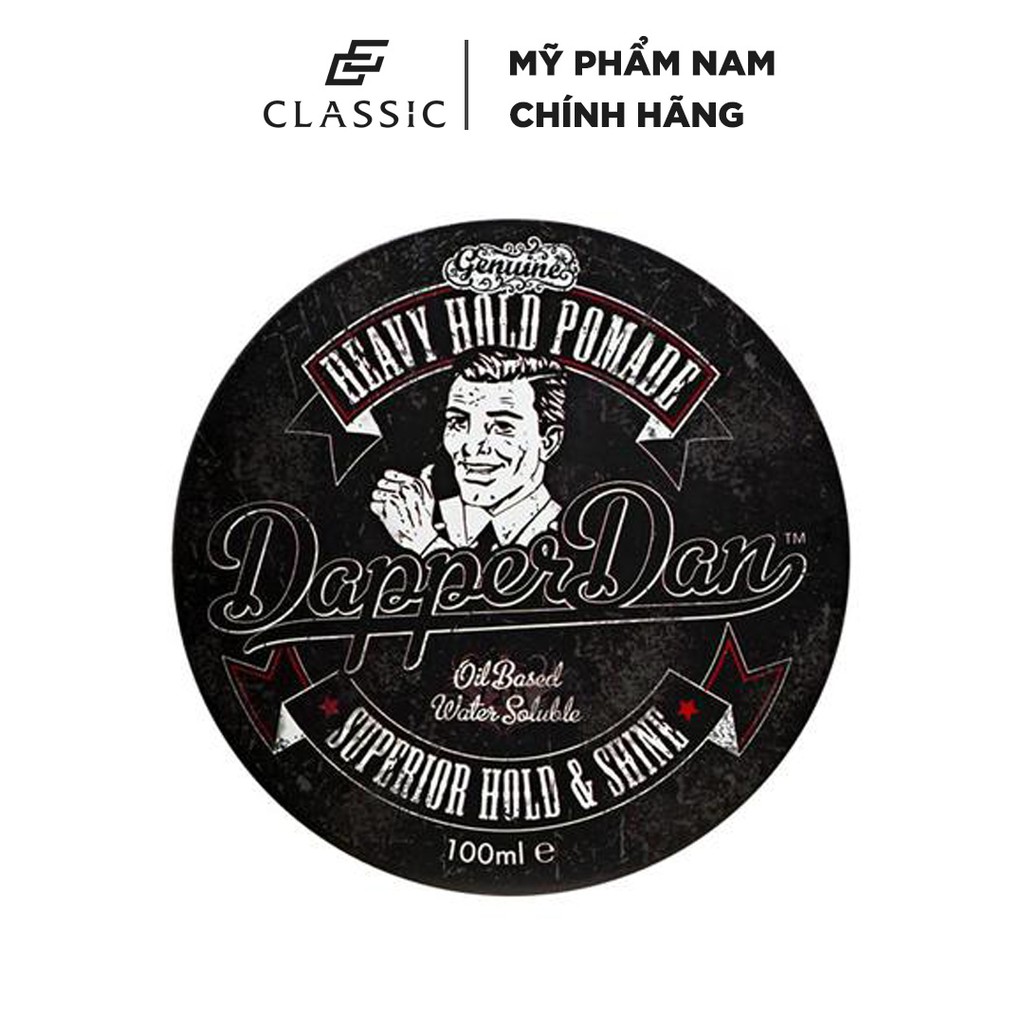 Sáp Vuốt Tóc Dapper Dan Heavy Hold Pomade 100ml