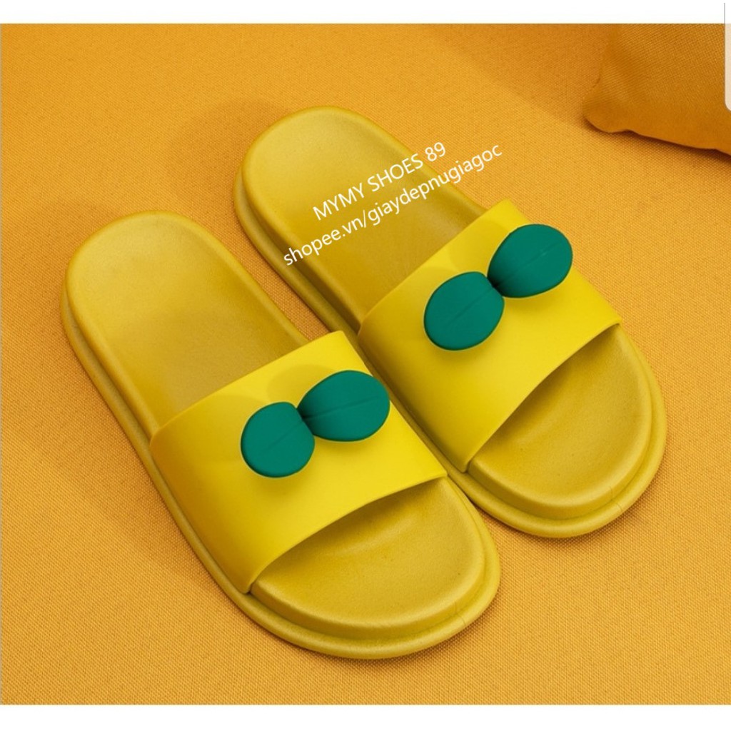 Dép ullzang cao su lá mầm siêu dẻo siêu nhẹ (Dmam01) | BigBuy360 - bigbuy360.vn