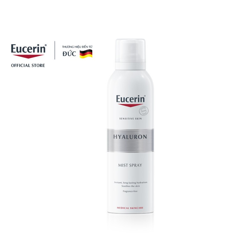 Xịt Khoáng Dưỡng Ẩm Eucerin Hyaluron Mist Spray (50ml và 150ml)