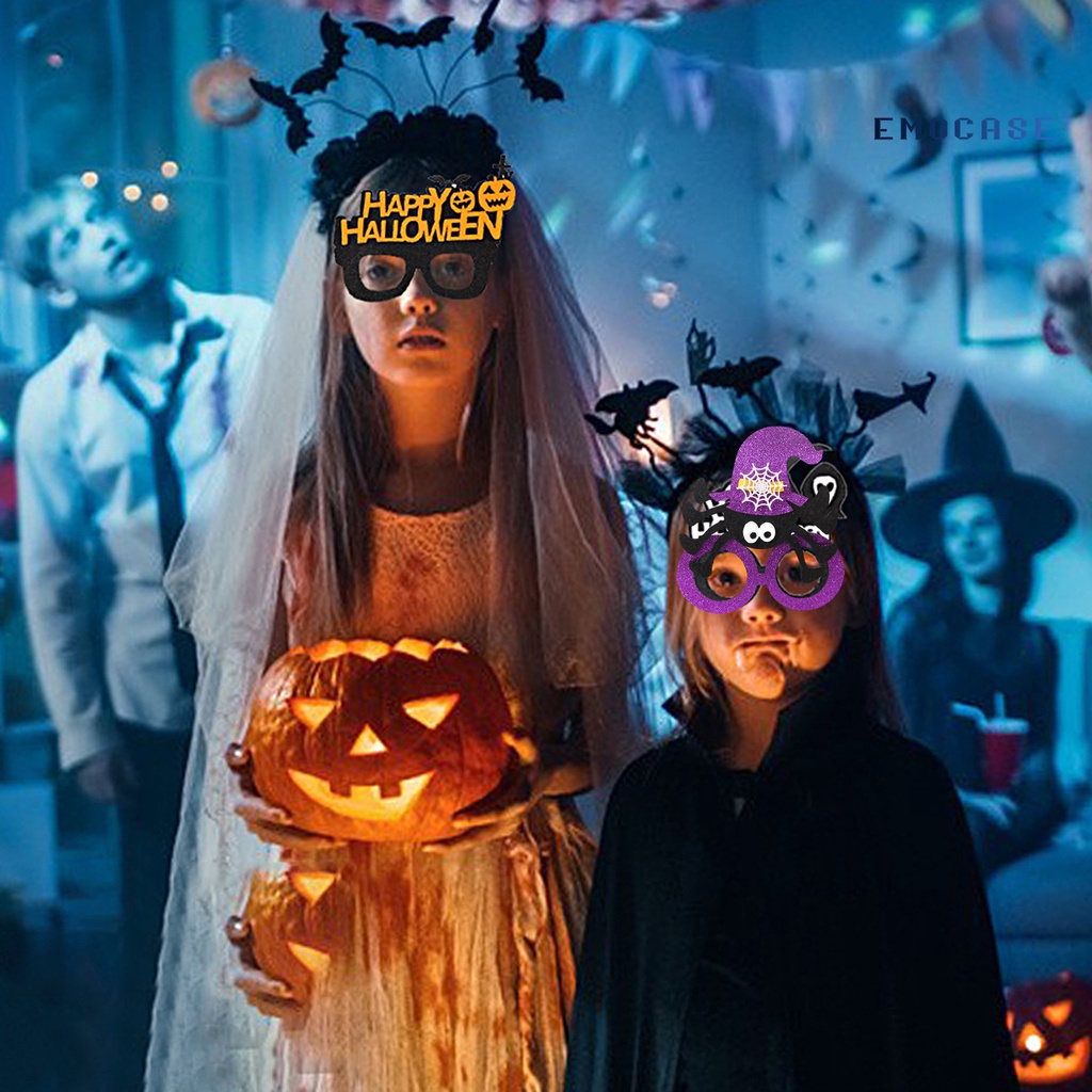 1 Cặp Mắt Kính Nhựa Hình Halloween Sáng Tạo Thân Thiện Với Môi Trường