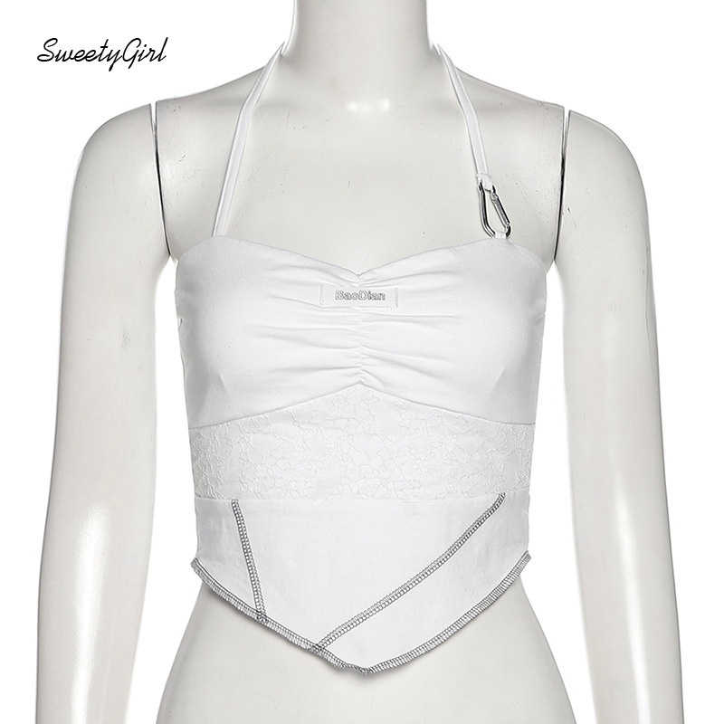 Áo Hai Dây Màu Trơn Ôm Dáng Hở Lưng Quyến Rũ Thời Trang Cho Nữ