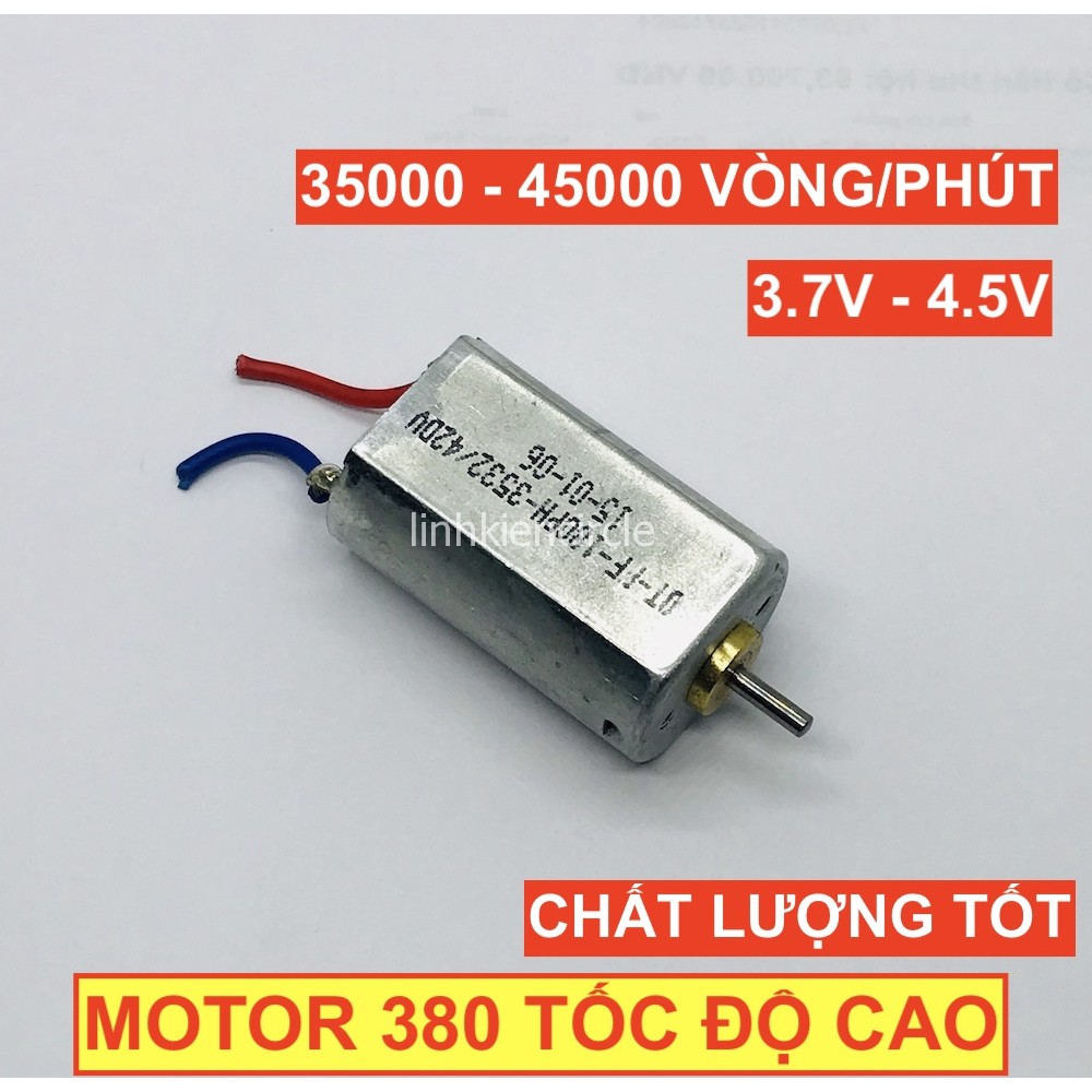 Motor 180 tốc độ cực cao mã 180PH-3532 3.7V - 4.5V tốc độ 35000 - 45000 RPM từ tính mạnh chất lượng cao - LK0220