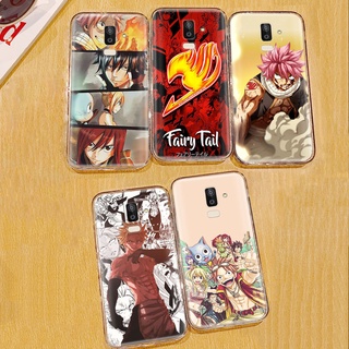 Ốp Điện Thoại Trong Suốt Hình Anime Fairy Tail Ta133 Cho Samsung Galaxy J7 Pro J8 Core Plus J5 Prime A72 M62 F62
