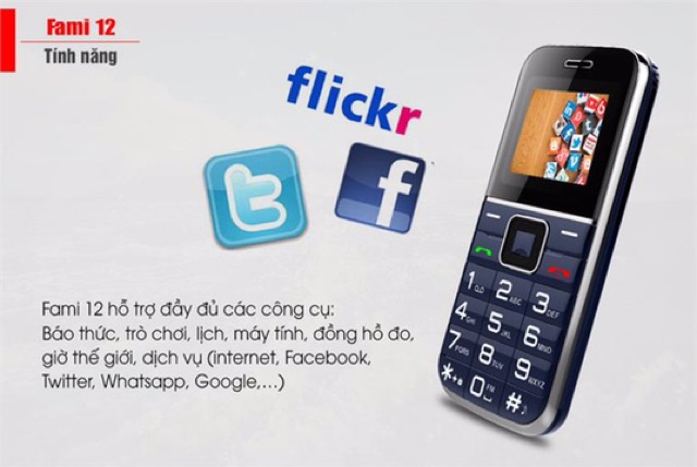 Điện thoại Masstel Fami 12 - hàng chính hãng | BigBuy360 - bigbuy360.vn