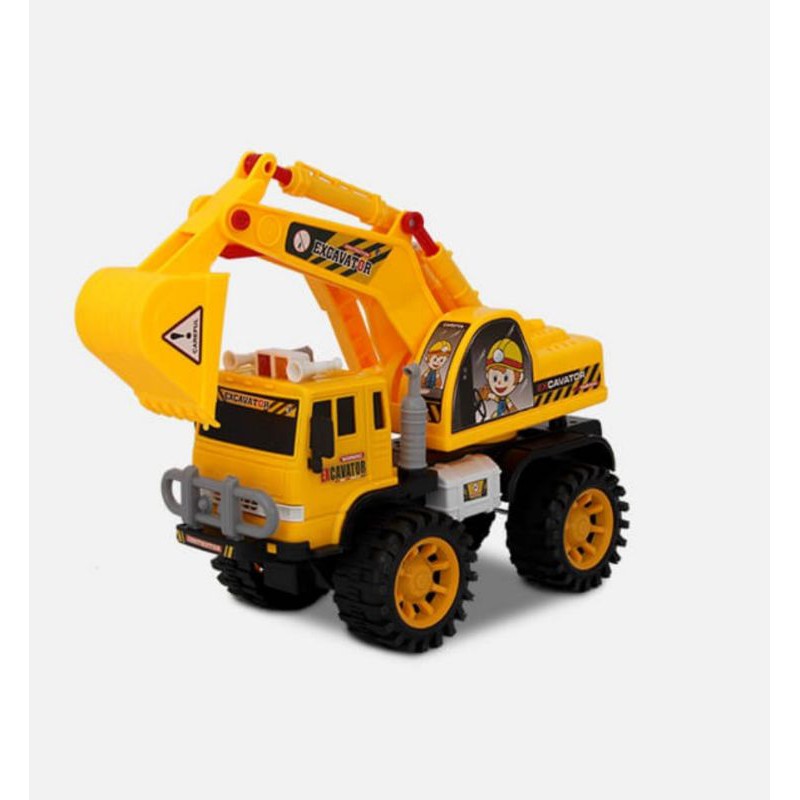 Đồ Chơi Xe Máy Xúc Móc Cẩu Loại Trung Cho Bé Hàng Việt Nam 931