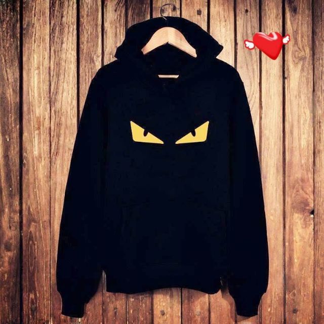 Áo hoodie nam nữ đôi mắt vàng