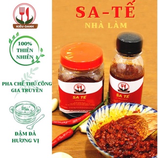 Sa Tế Cay KIỀU OANH chế biến từ Ớt Tươi và Ớt Khô nhà làm hương vị thơm ngon màu sắc đẹp tự nhiên