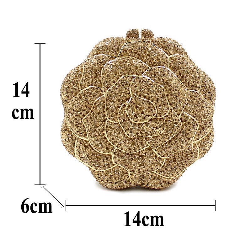 Cốp Đầm Dự Tiệc Kết Hình Bông  Hoa Sang Chảnh