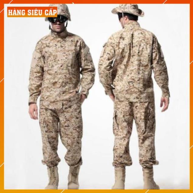 Bộ Quần Áo Túi Hộp Chiến Thuật Chất Kaki
