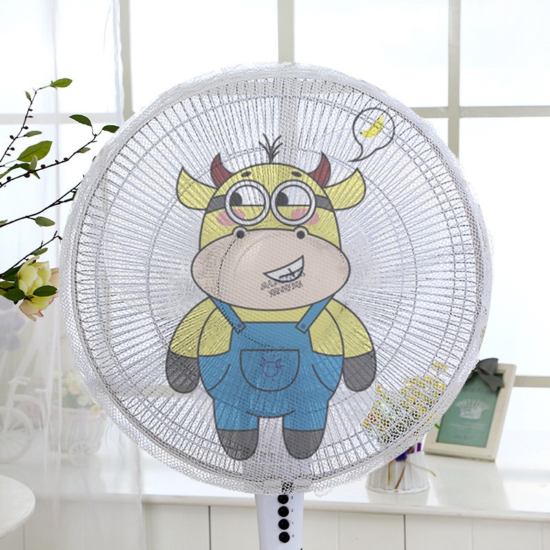 Màn lưới bọc quạt bảo vệ an toàn cho bé có dây rút siêu tiện dụng nhiều mẫu hoạt hình dễ thương