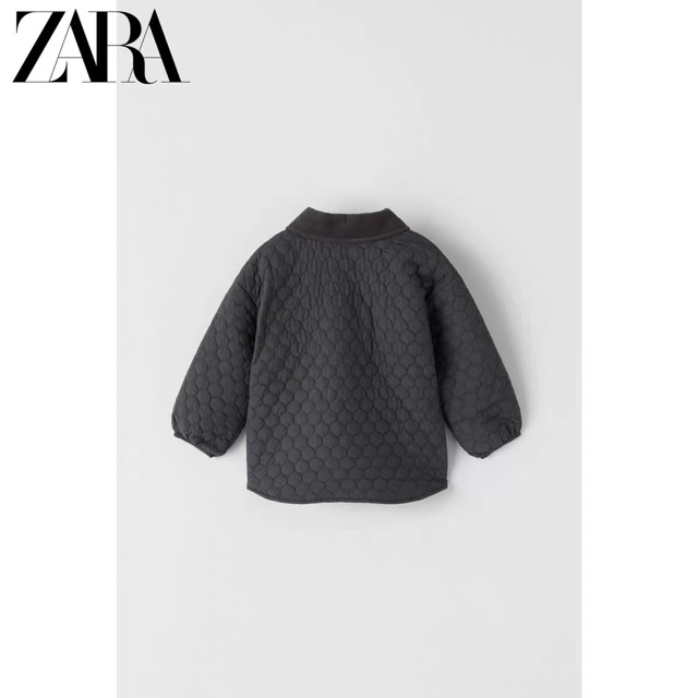 Áo phao trần Zara đen bé trai 9M-5Y