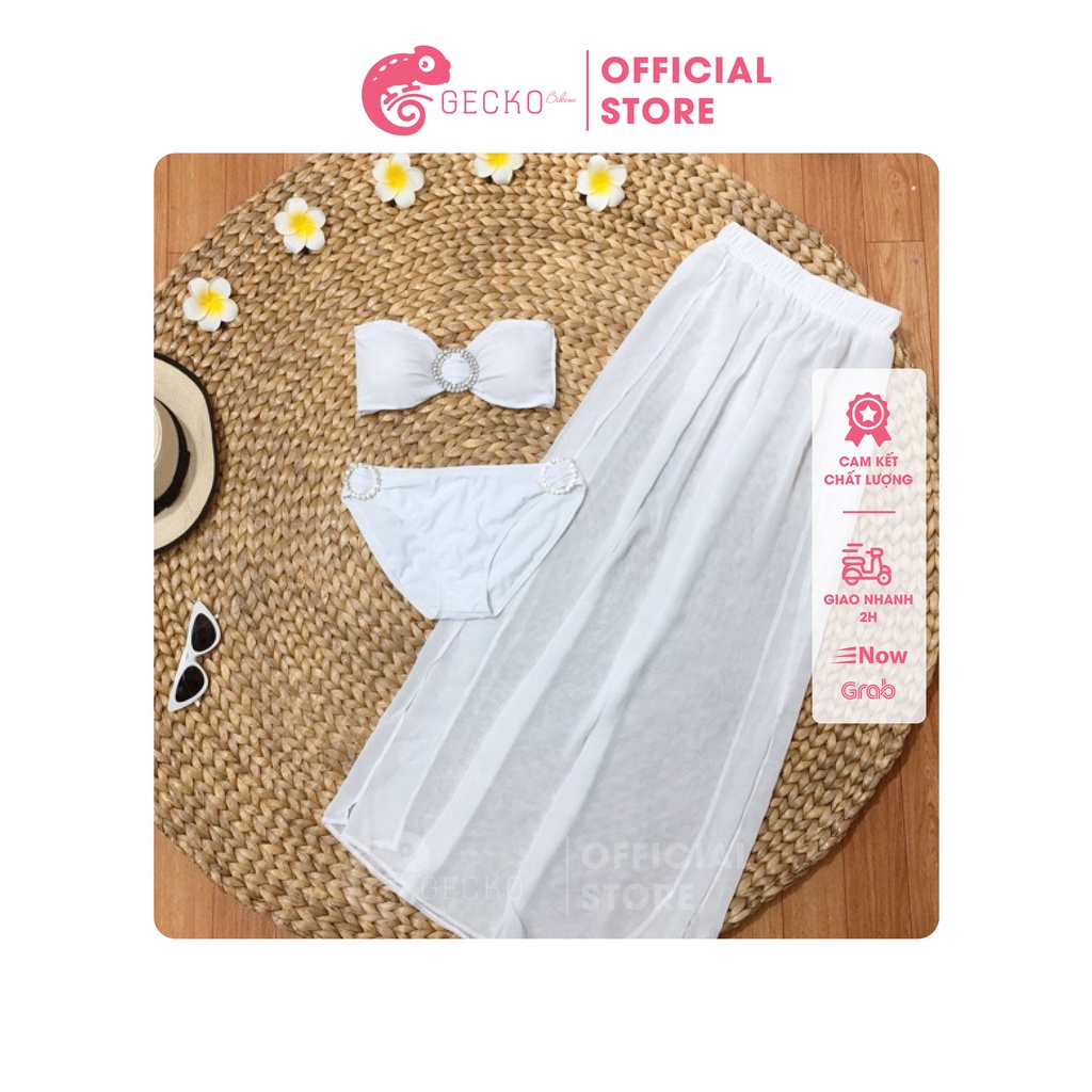 Bikini Đồ Bơi 2 Mảnh Khoen Đính Đá Cao Cấp GK0225 (Ảnh Thật)