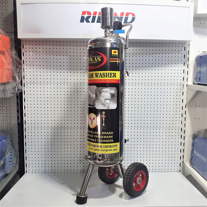 Máy Rửa Xe Bọt Tuyết, Bình Rửa Xe Bọt Tuyết Pallas BT-30L 30 Lít, Dây Phun 5 Mét