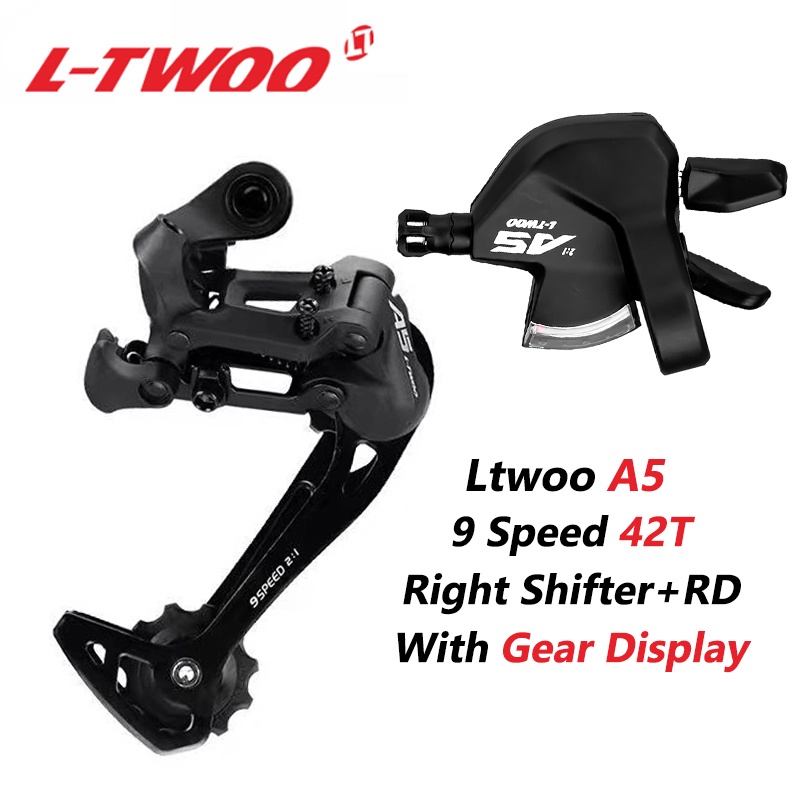 Ltwoo A5 9 Tốc Độ 42T Derailleur Phía Sau + Sang Số Bên Phải Cho Xe Đạp MTB Phần LTWOO A5 RD Sang Số
