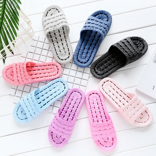 Dép Nhựa Cao Cấp Xuất Hàn Chống Trượt Văn Phòng/ Nhà Tắm Có Lỗ Thoát Nước Thông Minh