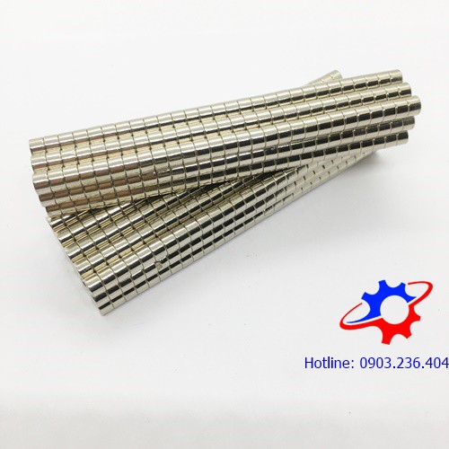 HỘP 30 VIÊN NAM CHÂM VĨNH CỬU KÍCH THƯỚC 6X2MM MẠ NIKEL GIÁ SỐC