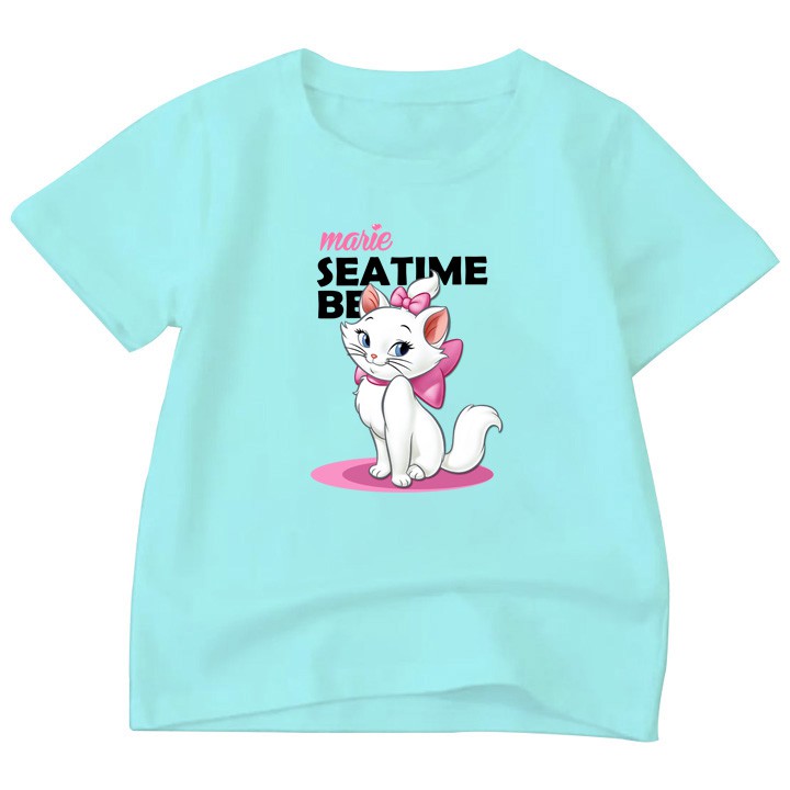 Áo thun bé gái in hình dễ thương ATBG82