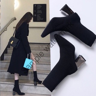 Bốt len GÓT BẠC hót