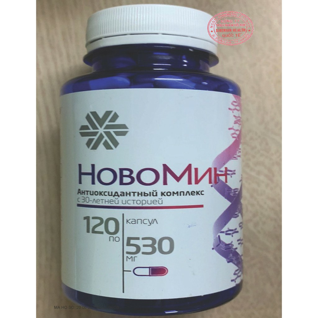 NOVOMIN Formula 4 Siberian Health💥Viên uống chống oxy hóa 💥 phục hồi tế bào khỏe mạnh 💥