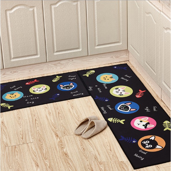 Thảm bếp 3D Have A Nice Day (size 40*60 + 40*120)