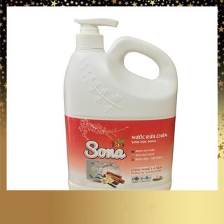 Nước rửa chén, nước rửa bát đĩa sona hương quế 1,6kg