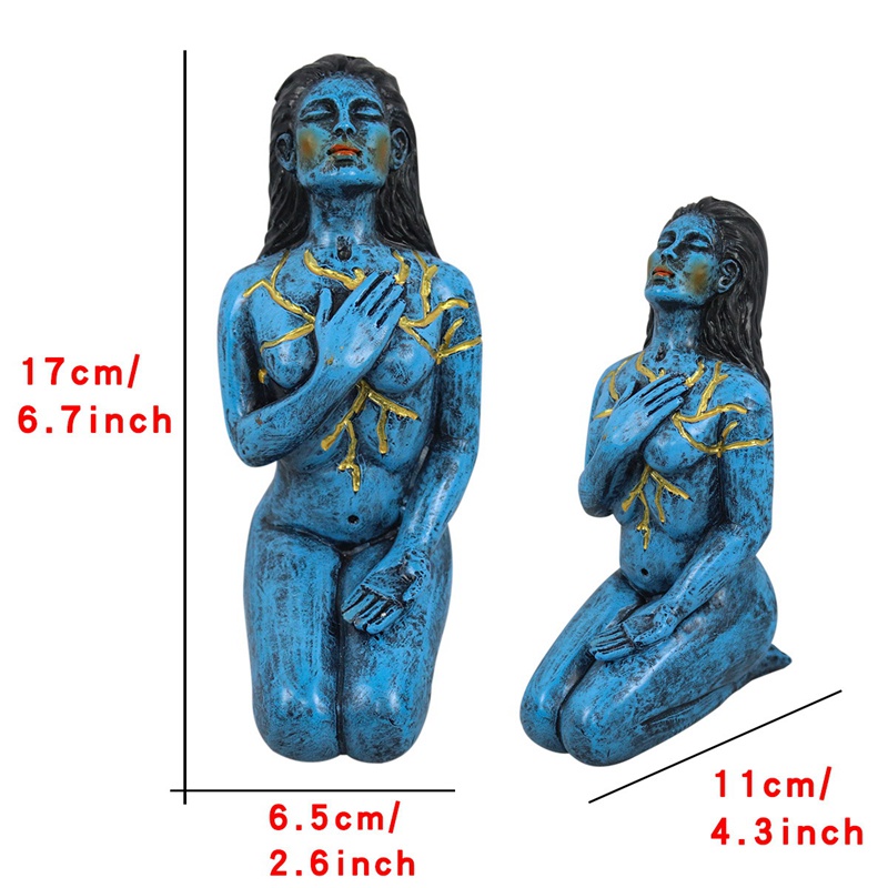 Mô Hình Tượng Nữ Thần Tự Làm Bằng Nhựa Resin Trang Trí