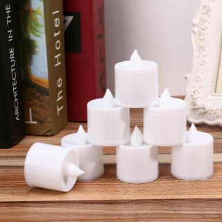 Đèn Nến Điện led vỏ nhựa cao 5cm PIN SIÊU KHỎE