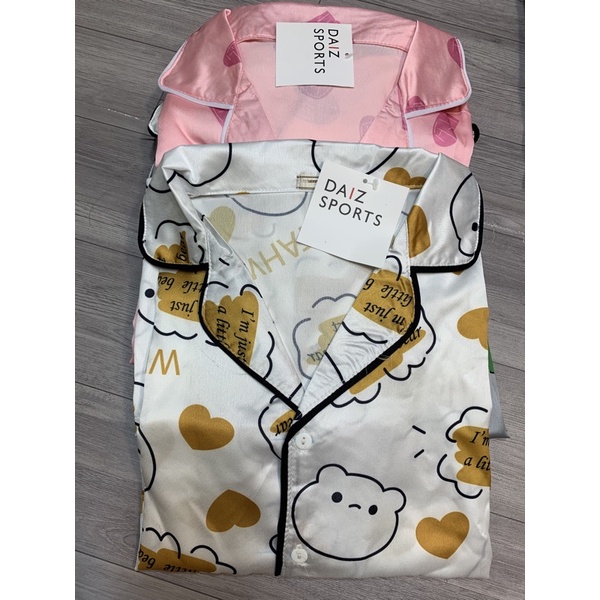 Pijama Lụa Satin Đùi Cánh Dơi Cao Cấp