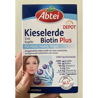 Viên đẹp da khoẻ tóc Abtei Biotin Plus 56 viên