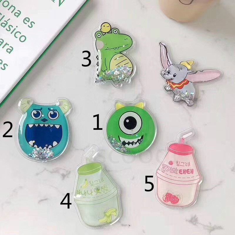 Nút đỡ điện thoại bằng nhựa PVC hình vịt hoạt hình dễ thương