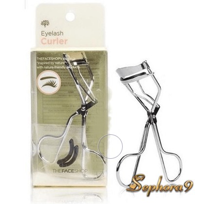 Kẹp bấm mi siêu cong TFS Eyelash Curler The Face Shop kèm 2 lõi thay am toàn không rụng mi