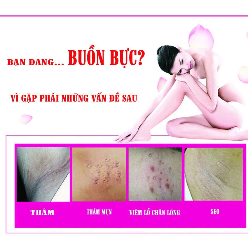 ☀️ 𝐅𝐑𝐄𝐄𝐒𝐇𝐈𝐏+𝐐𝐔𝐀̀ ☀️ Kem mờ thâm sẹo mụn,nách,bẹn 3 Days Whitening