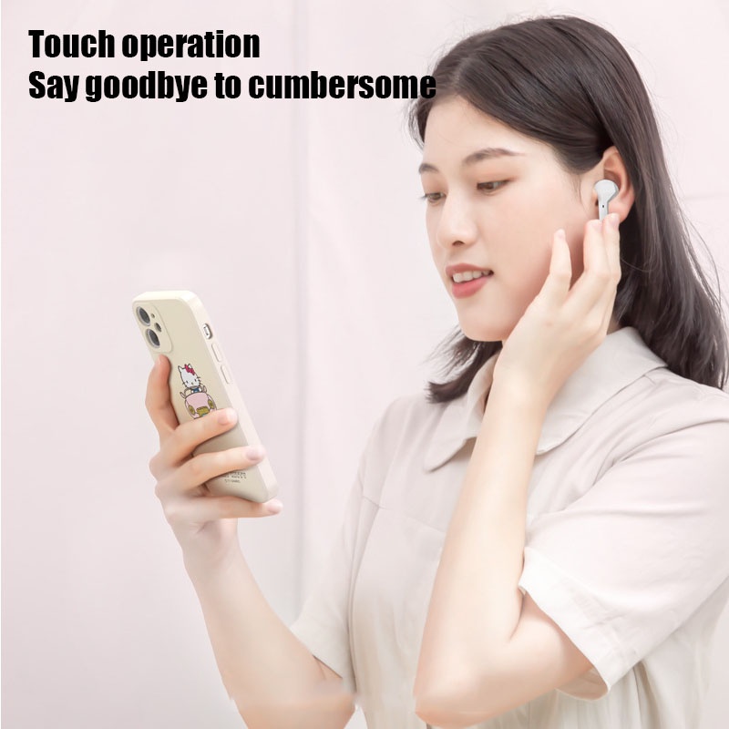 Tai Nghe Nhét Chụp Chup Tai Bluetooth Không Dây Chống ồn Blutooth Chơi Chơi Game Tai Nghe Pro Gameming Gaming Sanrio Hello Kitty My Melody Kuromi Cinnamoroll Mini Android Earbud Earphone TWS Earphones Có Mic