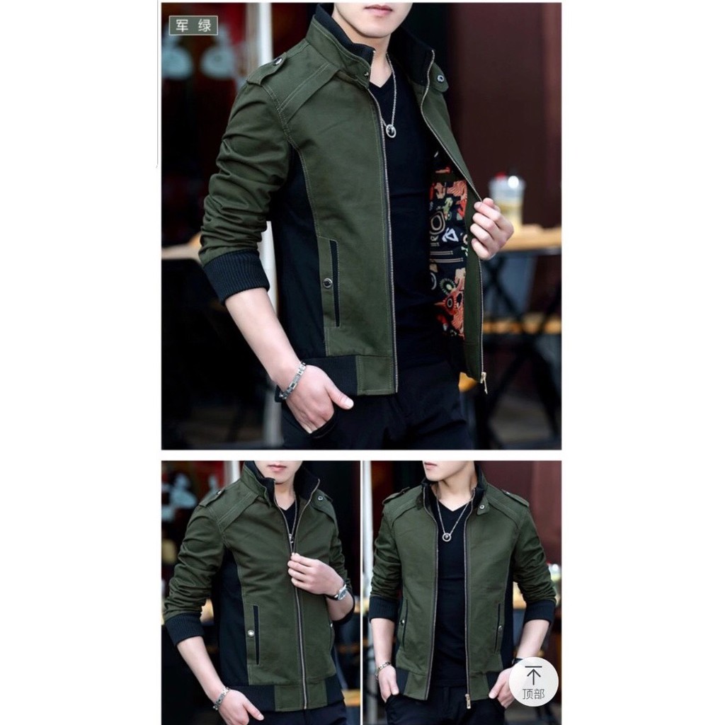 Áo Khoác Kaki Nam Phong Cách Hàn Quốc Siêu Ngầu | BigBuy360 - bigbuy360.vn