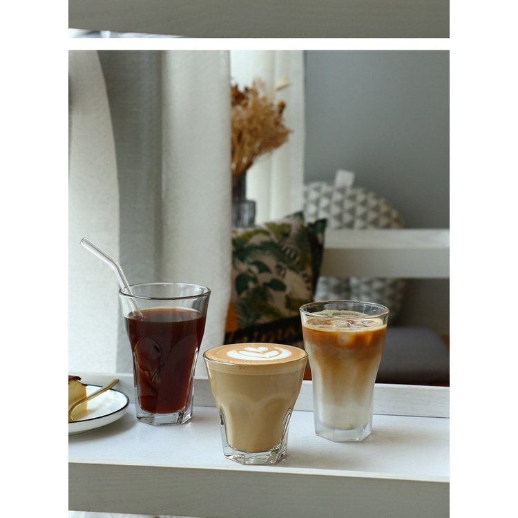 SALE GIÁ SỈ TẠI XƯỞNG Bộ 6 cốc ly sinh tố nước ép Libbey Thổ Nhĩ Kỳ Gibraltar Twist Duratuf 355ml - 15747(Không in logo)